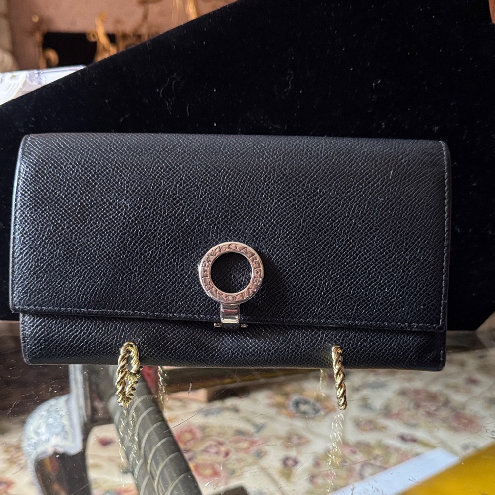 Bulgaria Black Leather Wallet -